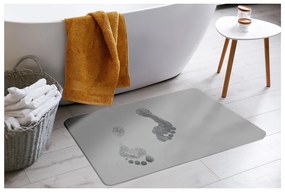 Szürke kovaföld fürdőszobai kilépő 35x45 cm Diatonella – douceur d'intérieur