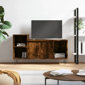 füstös tölgy színű szerelt fa TV-szekrény 100x35x55 cm
