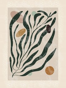 Boho bézs absztrakt Poszter 30x40cm kép #T25