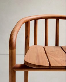 Natúr színű tömörfa kerti bárszék Turqueta – Kave Home