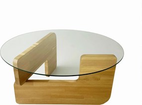 Mia - Oak, Transparent