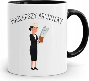 Fekete Bögre Építésznek Legjobb Építész Nyomtatott Fényképpel