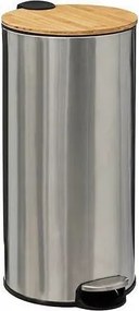 Bam ezüst szemeteskosár 30L modern Fém