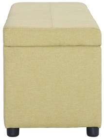 zöld poliészter pad tárolórekesszel 116 cm