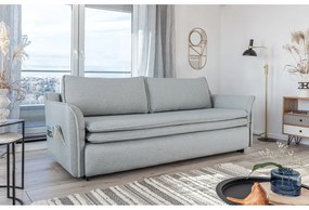 Charming Charlie világosszürke kinyitható kanapé - Miuform