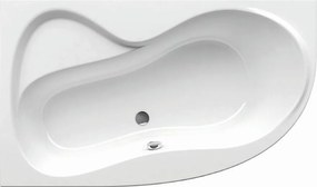 Ravak C571000000 - ROSA sarokkád 160x95 cm akril/fehér