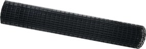 vidaXL Európai Kerítés Szürke 1,6 x 10 m PVC-bevonatú vas