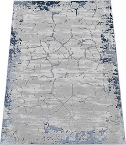 Szőnyeg 200x290 Szürke Gránátalmával Kék Hálószoba Nappali Modern