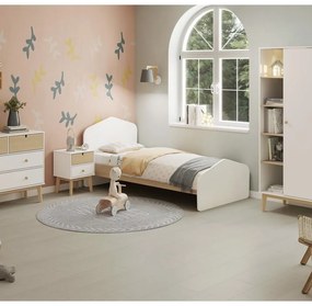 Fehér gyerek éjjeliszekrény Estefania – Marckeric