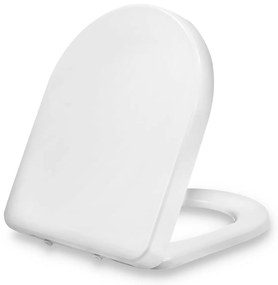 Blumfeldt Senzano, WC-ülőke, D-alak, automatikus lecsukódás, antibakteriális, fehér