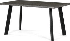 Étkezőasztal 140 × 80 cm MDF szürke tölgy HT-F4514 GREY