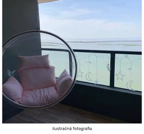 Függesztett hintafotel Belgica 1 (transzparens + arany + rózsaszín) . 1116276