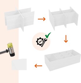 GABI cipősszekrény párnázott ülőkével, 10 rekesz, 104x30x48cm, szürke/fehér Jurhan