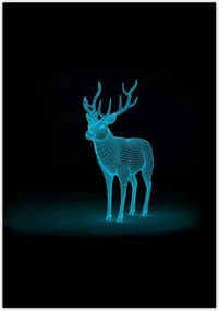 Poszterek 70x100 Türkiz szarvas