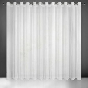 Rebecca fényáteresztő függöny finom esőszerkezettel Fehér 350x250 cm