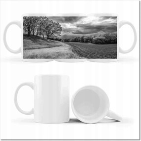 Nyomott mintás bögre Fekete-fehér doboz