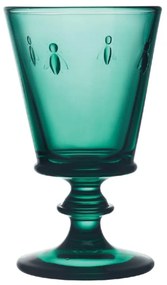 Bor üveg Abeille val vel méhek, (6 pc) La Rochére, smaragd