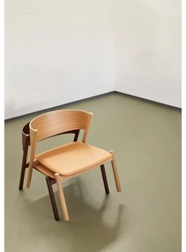 Világosbarna fotel Oblique – Hübsch