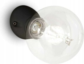 Ideal Lux Winery AP1 nero 180304 fekete fali lámpa