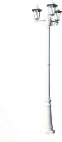 vidaXL Kingston Kültéri Lámpa 3 karú 215 cm Fehér