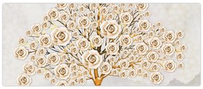 Egy virágfa képe (120x50 cm)