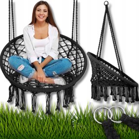 Gólyafészek Függőszék Boho Kerti Hinta Kerti Ház 120CM