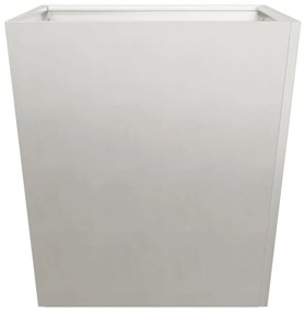 Rozsdamentes acél kerti virágtartó 50 x 50 x 50 cm