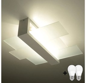 Brilagi Brilagi -  LED Mennyezeti lámpa HERA 2xE27/7,5W/230V fehér BG0550