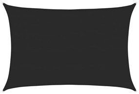 fekete HDPE napvitorla 160 g/m² 5 x 7 m