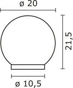 Novolux VIC 345A-G05X1A-02 Állólámpa 1x105W/E27 IP43