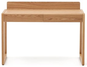 Íróasztal kőrisfa dekoros asztallappal 60x120 cm Arandu – Kave Home