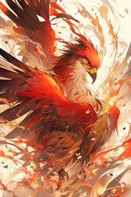 Poszter 40x60cm Főnix: Újjászületés