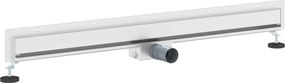 vidaXL Falon rögzített zuhanylefolyó Ezüst 100 cm