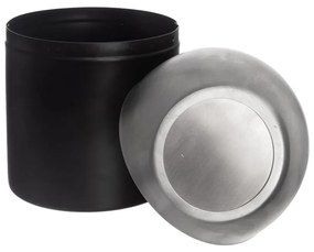 Fekete rozsdamentes acél szemetes 1,2 l BLACK – Orion