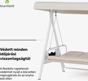 Blumfeldt GranSway hollywoodi hinta 3 üléses egyénileg állítható Porszórt acél Időjárásálló