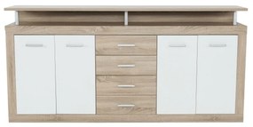 Komód Jachim Juno New sonoma tölgy + fehér. 752205