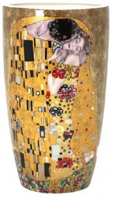 Klimt porcelán váza - 21,5x9x12,5 cm - A Csók