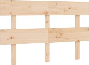 vidaXL tömör fenyőfa ágyfejtámla 144x3x81 cm