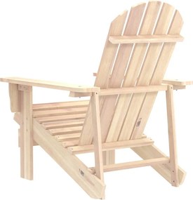 Tömör fenyőfa kerti Adirondack szék