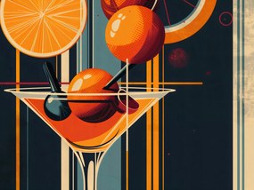 Poszter 100x75cm Koktél stílus