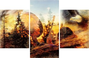 Kép - Sámán motívum (90x60 cm)