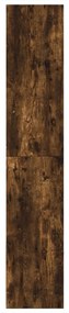 füstös tölgy színű szerelt fa könyvespolc 100 x 36 x 189 cm