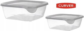 Curver Fresh &amp; Go Két tartályos szett 0,8 l 1,7 l Szürke
