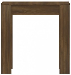 barna tölgy színű szerelt fa étkezőasztal 140 x 74,5 x 76 cm