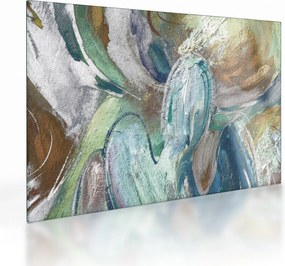 Üveg kép - Absztrakt figurás festészet (70x50 cm)