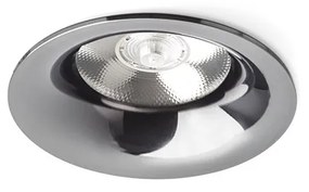 RENDL SHARM BASE süllyesztett lámpa fekete króm 230V LED 10W 24° 3000K