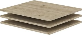 BERNO polcok, 120 cm | Jackson hickory tölgy