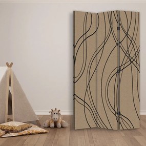 Gario Paraván Dekoratív hullámok Méret: 110 x 170 cm, Kivitelezés: Klasszikus paraván
