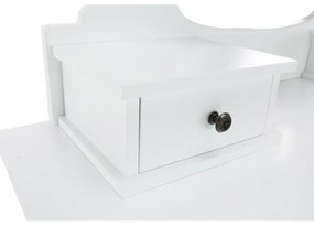 Dekoratív asztal székkel LINET NEW, fehér