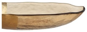 Üveg dekoratív tál 13x23 cm – Ixia